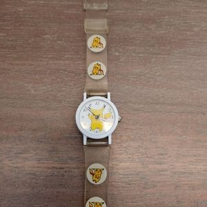 3pc 90s vintage Pikachu watch,Vintage 1996 Swatch Swiss Watch Good Morning Quart